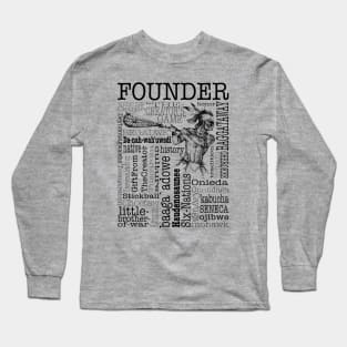 Founder - Word Montage Long Sleeve T-Shirt